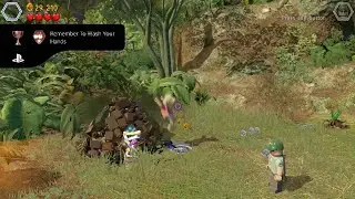 LEGO Jurassic World Remember To Wash Your Hands Trophy