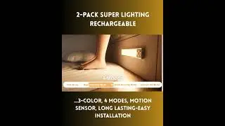 🌟2-PACK SUPER Lighting Rechargeable🌟#rechargeablelight #ledlights #LightingSolutions #ambienlight