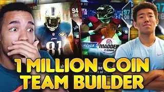 ONE MILLION COIN TEAM BUILDER VS THATWALKER! Madden 19 Ultimate Team