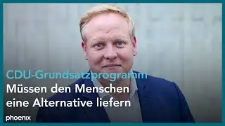 phoenix tagesgespr&auml;ch mit Tilman Kuban zum zuk&uuml;nftigen CDU-Grundsatzprogramm am 17.04.23