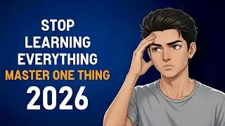 Stop Learning Everything &mdash; Master One Thing in 2026 | How to Focus on one skill 