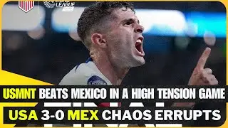 USMNT DOMINATES MEXICO 3-0 | Pulisic shines, Balogun debuts in chaotic US win