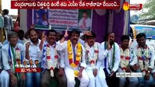 Nellore People Protest  || Supports YSRCP MPs Hunger Strike