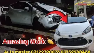 Amazing car body work car denting and painting #carbodywork #cardent