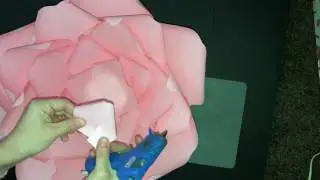 Paper Flower Tutorial! Using Peony Template