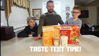 QUEST KETO PIZZA Taste test / Boys Weekend Vlog
