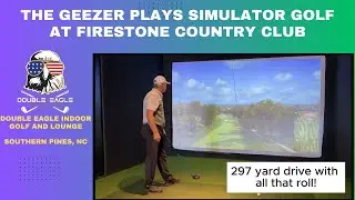 My First Time on Simulator Golf at the Double Eagle Indoor Golf and Lounge in Southern Pines, NC