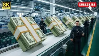 Inside America&rsquo;s Dollar Factory: The Ultra-Secure Process Behind the $50 Bill | Full Manufacturing