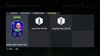 87 Capoue UEFA Champions League Team of the Tournament SBC FIFA 22