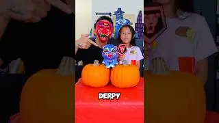 DIY&nbsp;KPop Demon Hunters&nbsp;Derpy Pumpkin Art Challenge! #shorts #artchallenges