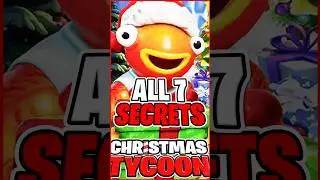 ALL 7 SECRETS on CHRISTMAS TYCOON #fortnite