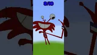 Foster's Home for Imaginary Friends Pixel Art in Minecraft #shorts