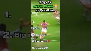 Worst dives in football #dive #soccershorts #football