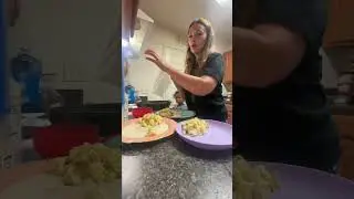 Making breakfast for my 4 babes