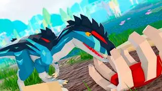 Jogando no NOVO MAPA, NINHOS e FILHOTES em PERIGO! - Prehistoria ROBLOX (PT-BR)