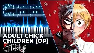 Sanda OP - 'Adult Chick Children'| Piano Tutorial & Sheet Music