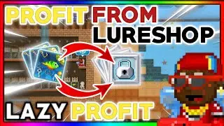 PROFIT FROM LURESHOP (LAZY PROFIT) | Pixel Worlds
