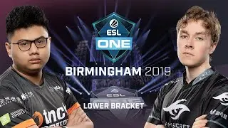 Dota2 - TNC Predator vs. Team Secret - Game 1 - Lower Bracket - ESL One Birmingham 2019