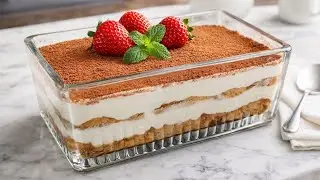 Simple Homemade Tiramisu | Creamy, Light & Beginner Friendly