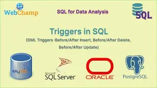 SQL 20: Triggers In SQL || DML: Before/After Insert || Before/After Delete || Before/After Update
