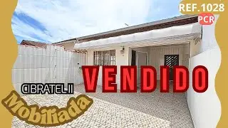 REF.1028 Casinha Confortável e MOBILIADA no Cibratel II