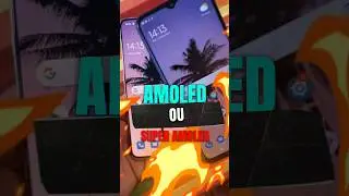 TELA SUPER AMOLED VS AMOLED! #samsung #smartphone #celular #iphone #shorts