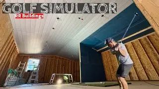Golf Simulator Build: Installing the finished ceiling