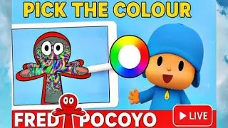 Pick the Colour 🎨 | MY SPRUNKI FRED POCOYO OC Drawing LIVE in Procreate