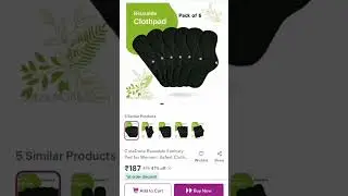 #meesho CareDone Reusable Sanitary Pad for Women | Safest Cloth Pad |Thick & Thin Pads Origin: India
