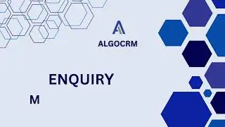 Enquiry Management in ALGO-CRM (English)