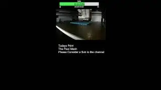 Printing the Flexi Mesh #3dprinting