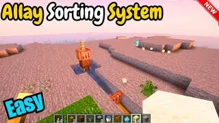 How to Build an Allay Item Sorting System in Minecraft 1.20+ | Minecraft Allay item collection