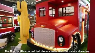 The double-decker bus mobile store has such a high appearance level! With its retro style