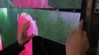 indoor front service led screen video wall installation video