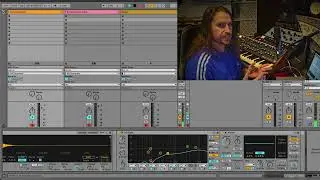 Vinyl Record Scratch Effect Part 2 with vocal samples with Ableton Live Drum Rack and Synth Noise.