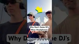 Why do Djs wear headphones and some don&rsquo;t.. #electronicmusic #edm #housemusic #dancemusic