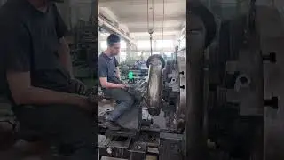 Pump casing machining on a lathe 🛠️✅#manufacturing #machining