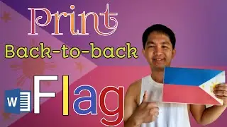 HOW TO PRINT BACK-TO-BACK FLAG | NATIONAL FLAG