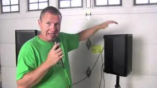 Comparing mic and line input on powered speakers: by John Young #dj #sound