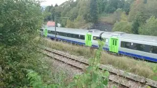 RegioExpress BLS quittant la Chaux-de-Fonds: re465 EW III 11.01.2016