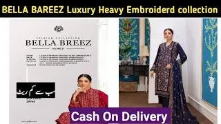 Bella Breez by Gull Jee Luxury Karandi Heavy Embroided collection 2021/Cash On Delivery /Asim Fabric