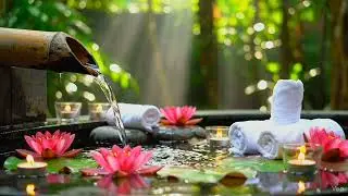 Spa Relaxation Music &ndash; Water Fountain, Candles & Lotus Flowers for Deep Calm