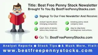 Best Free Penny Stock Newsletter