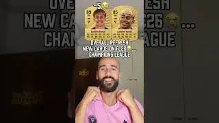 Overall refresh new cards on eafc26 with De Bruyne and Yamal #championsleague
