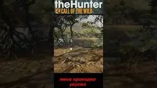 #shorts  #🎮меня крокодил укусил 🎮# theHunter Call of the Wild™#