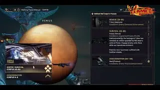 Warframe Fossa (Venus) Mission Survival level 65-80