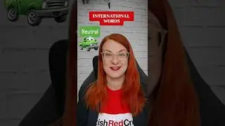 INTERNATIONAL WORDS - NEUTRAL GENDER
