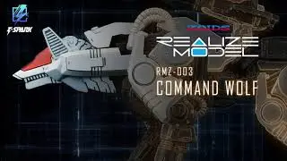 Zoids 40th Anniversary 'Realize Model' Command Wolf Promo (Zoids Series 3)