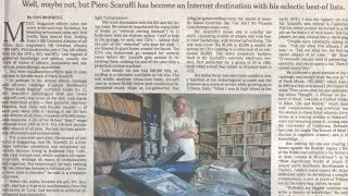 Dan Schneider Video Interview #67: Piero Scaruffi