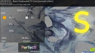 osu!ctb NM 211 pp | UROBOROS - Black Swallowtail (TV Size) [xornado's Rain]